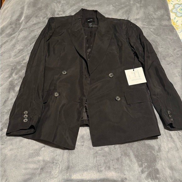 Black Size 10 Blythe Jacket with shoulder pads - Picture 1 of 3